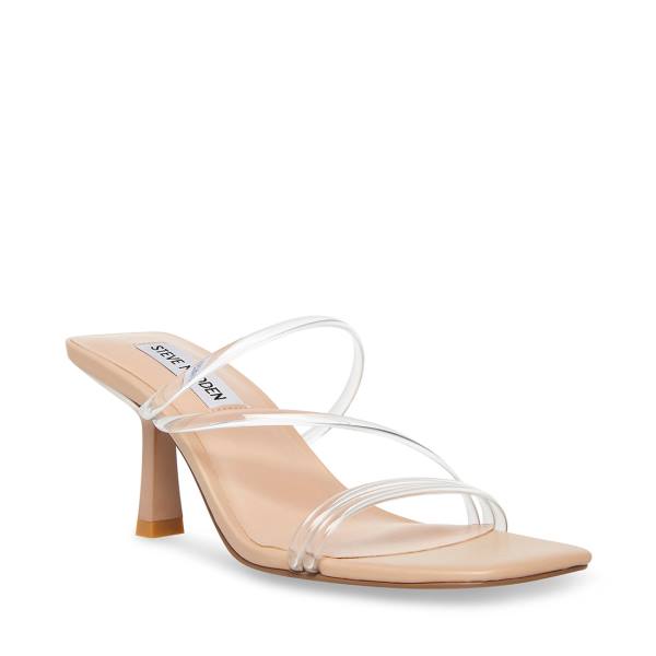 Steve Madden Demi Heel Høye Hæler Dame Clear | SM-062YW