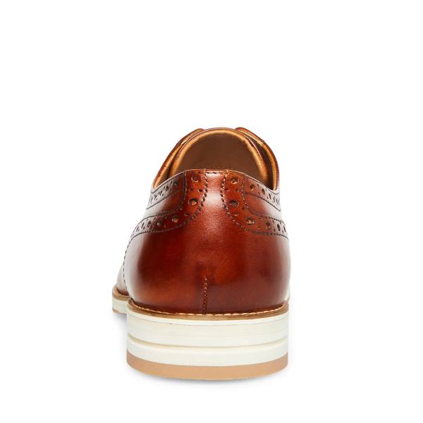 Steve Madden Derbyy Lær Pensko Herre Brune | SM-359RH