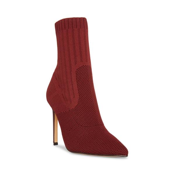 Steve Madden Discreet Burgundy Ankelstøvletter Dame Burgunder | SM-791AQ