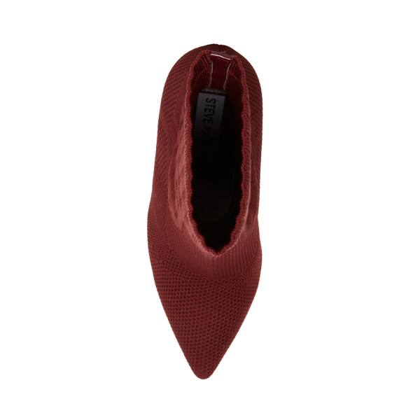 Steve Madden Discreet Burgundy Ankelstøvletter Dame Burgunder | SM-791AQ