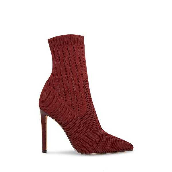 Steve Madden Discreet Burgundy Ankelstøvletter Dame Burgunder | SM-791AQ