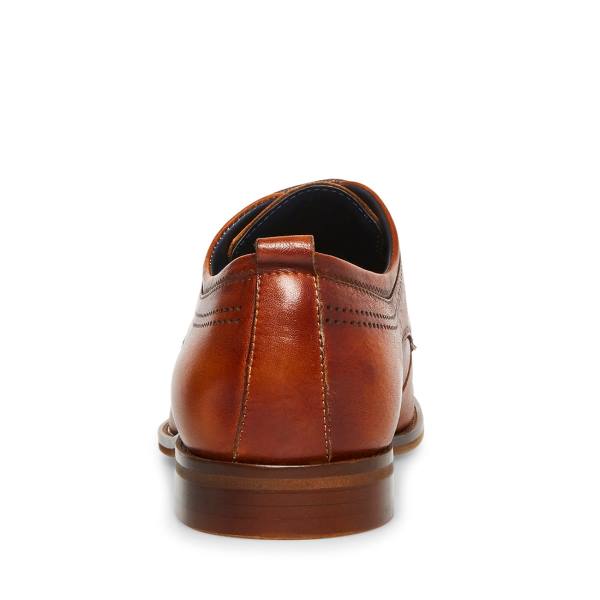 Steve Madden Doak Cognac Lær Pensko Herre Brune | SM-186CY