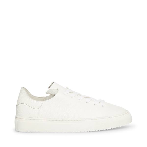 Steve Madden Dorey Lær Joggesko Dame Hvite | SM-964MB