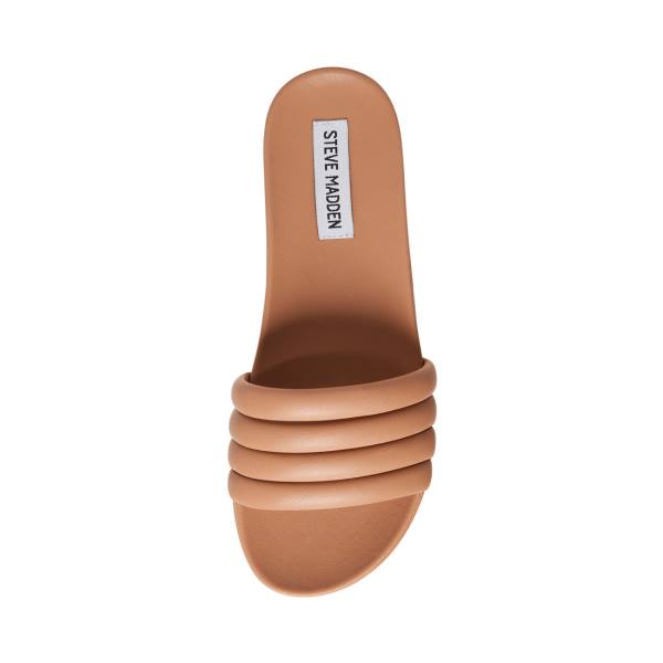 Steve Madden Drips Tan Sandaler Dame Beige | SM-612BT