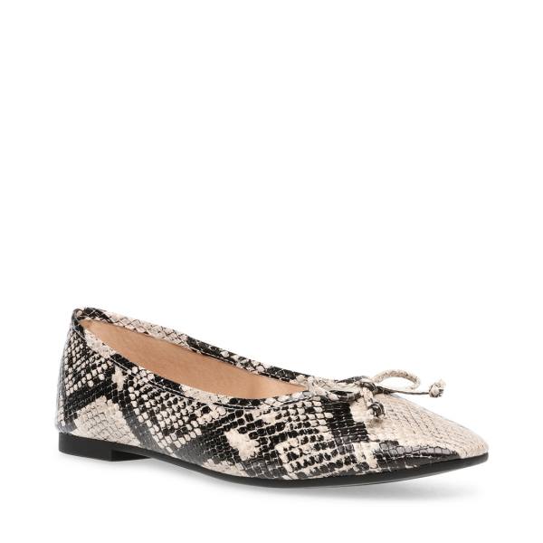 Steve Madden Eldora Snake Flate Sko Dame Slangeprint | SM-396XG