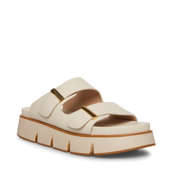 Steve Madden Elke Sandaler Dame Hvite | SM-528LV