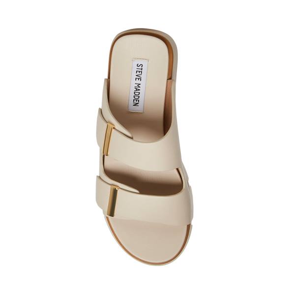 Steve Madden Elke Sandaler Dame Hvite | SM-528LV