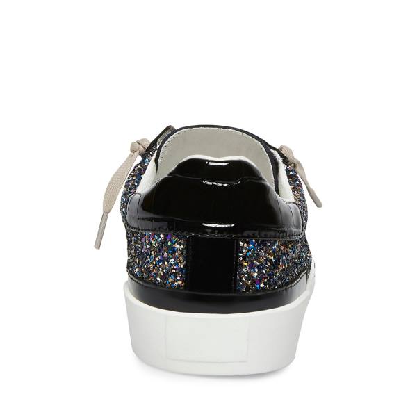 Steve Madden Embark Glitter Joggesko Dame Svarte | SM-425UA