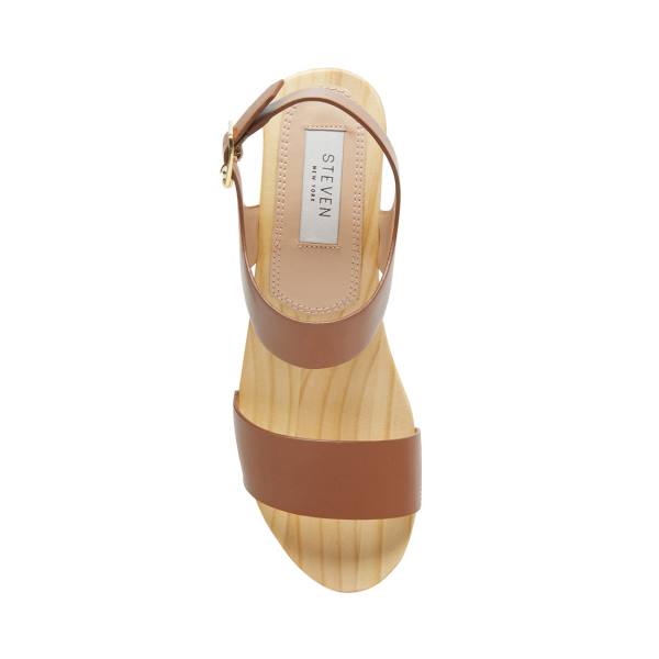 Steve Madden Fabee Cognac Lær Heel Høye Hæler Dame Brune | SM-421SN