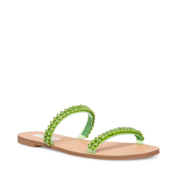 Steve Madden Felicia Lime Sandaler Dame Lyse Grønn | SM-872RO