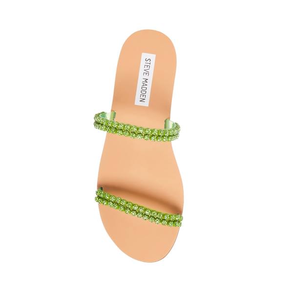 Steve Madden Felicia Lime Sandaler Dame Lyse Grønn | SM-872RO