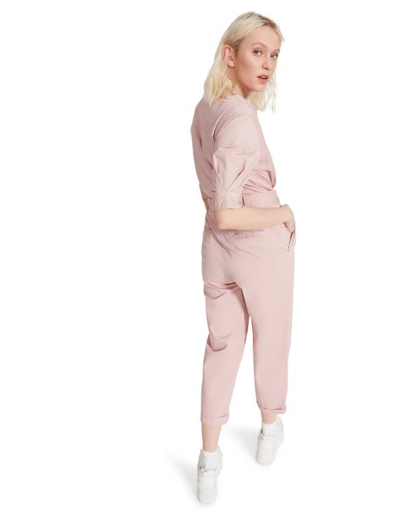 Steve Madden Flying Private Jumpsuit Topper Dame Lyse Rosa | SM-037QB