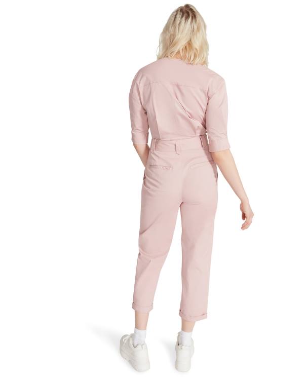 Steve Madden Flying Private Jumpsuit Topper Dame Lyse Rosa | SM-037QB