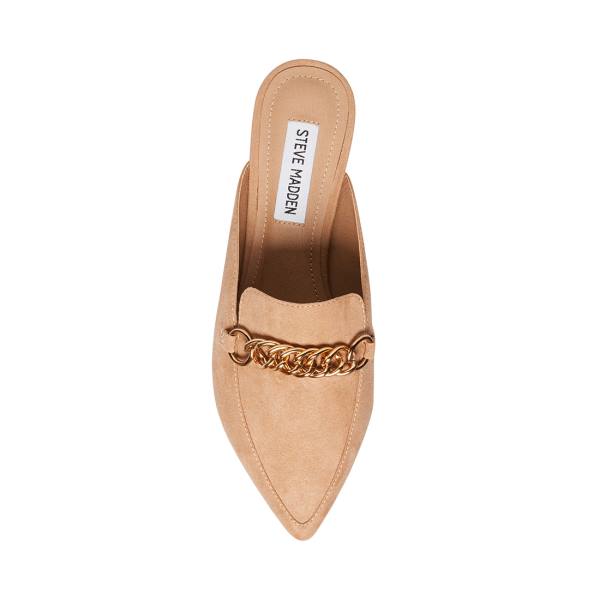 Steve Madden Foreseen Tan Flate Sko Dame Brune | SM-287JY