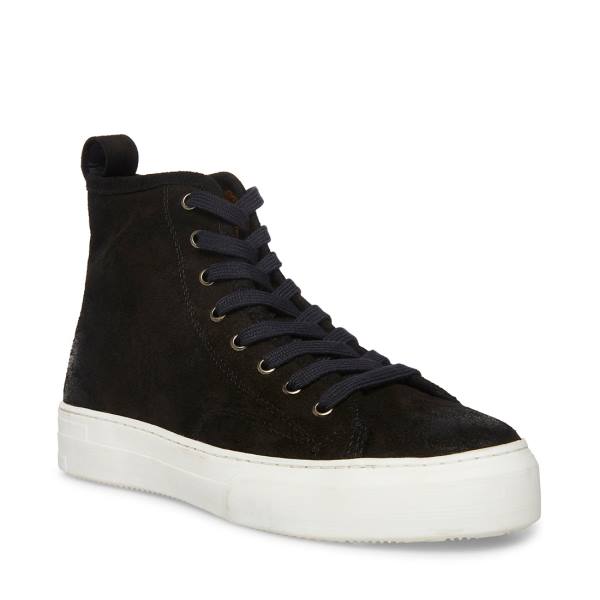 Steve Madden Forte Semsket Skinn Joggesko Herre Svarte | SM-374WB