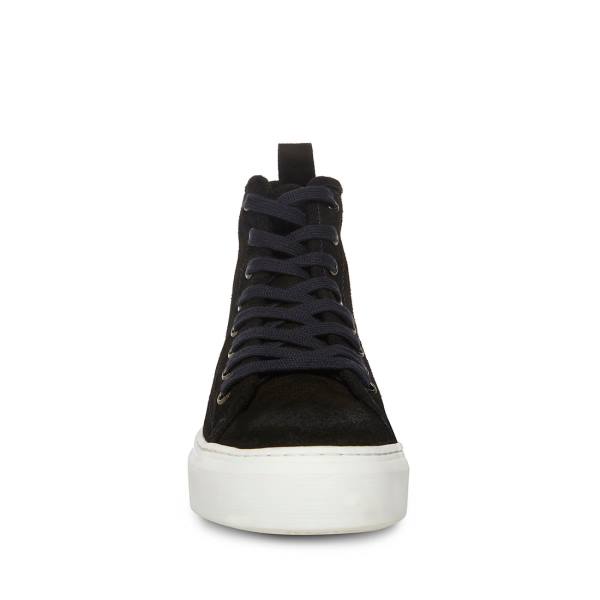 Steve Madden Forte Semsket Skinn Joggesko Herre Svarte | SM-374WB