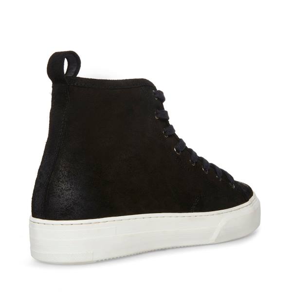 Steve Madden Forte Semsket Skinn Joggesko Herre Svarte | SM-374WB