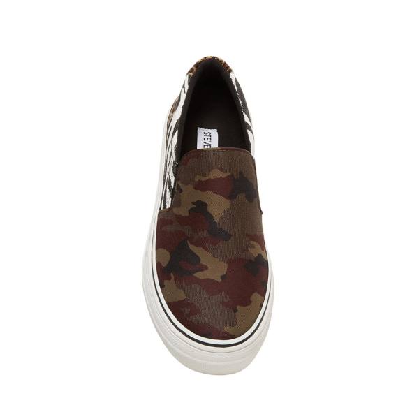 Steve Madden Getaway Camo Joggesko Dame Camouflage Multicolor | SM-685RF