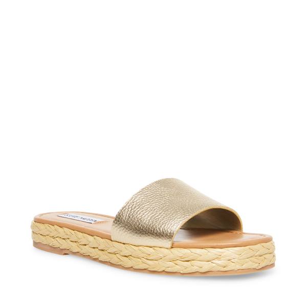 Steve Madden Gloriana Sandaler Dame Gull | SM-789YZ