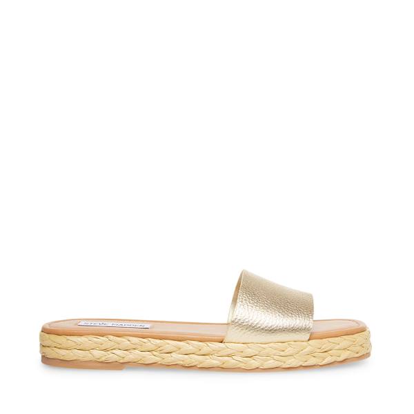 Steve Madden Gloriana Sandaler Dame Gull | SM-789YZ