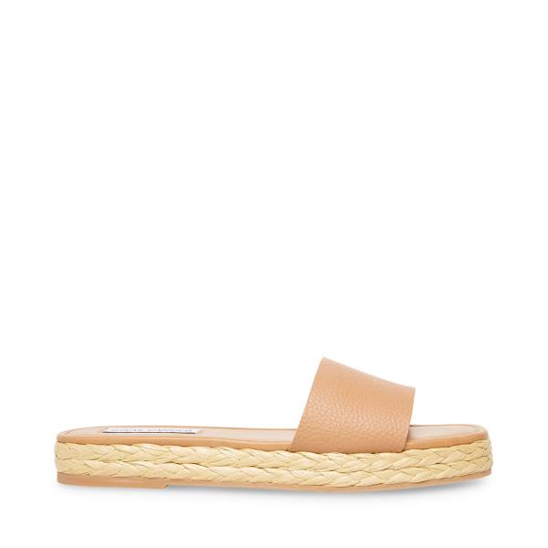 Steve Madden Gloriana Tan Sandaler Dame Brune | SM-795QA