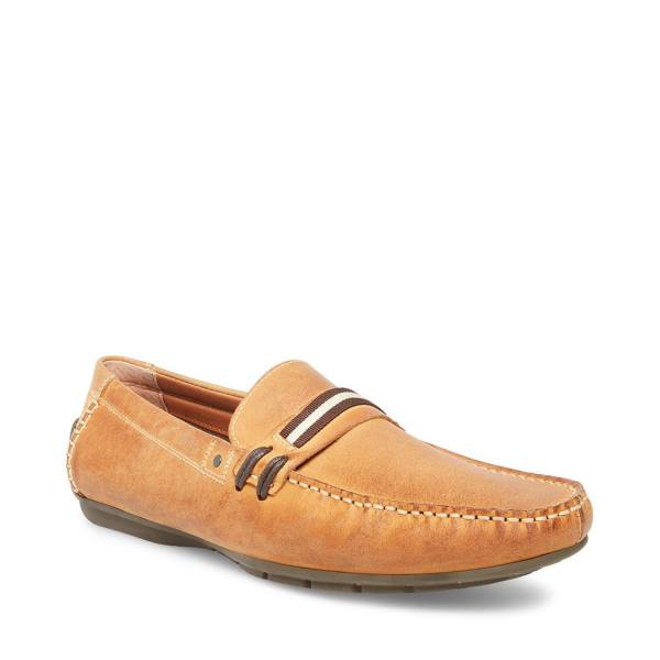 Steve Madden Grab Tan Lær Joggesko Herre Brune | SM-573FU