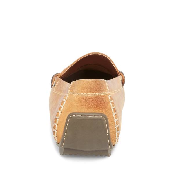 Steve Madden Grab Tan Lær Joggesko Herre Brune | SM-573FU