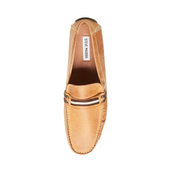 Steve Madden Grab Tan Lær Joggesko Herre Brune | SM-573FU