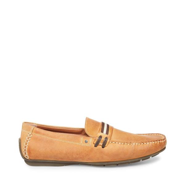 Steve Madden Grab Tan Lær Joggesko Herre Brune | SM-573FU