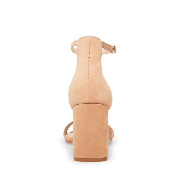 Steve Madden Gracelynn Camel Nubuck Heel Høye Hæler Dame Brune | SM-483YU