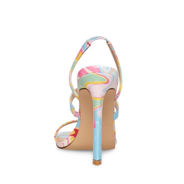 Steve Madden Grade Baby Heel Høye Hæler Dame Blå Multicolor | SM-689WD