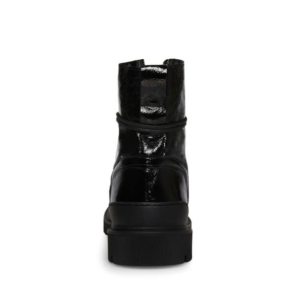 Steve Madden Guard Patent Støvler Herre Svarte | SM-789EF