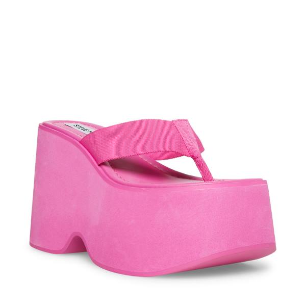 Steve Madden Gwen Sandaler Dame Rosa | SM-750XO