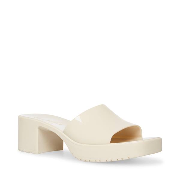 Steve Madden Harlin Bone Sandaler Dame Beige | SM-083CK