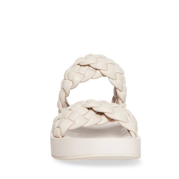 Steve Madden Helsa Bone Sandaler Dame Beige | SM-827KG