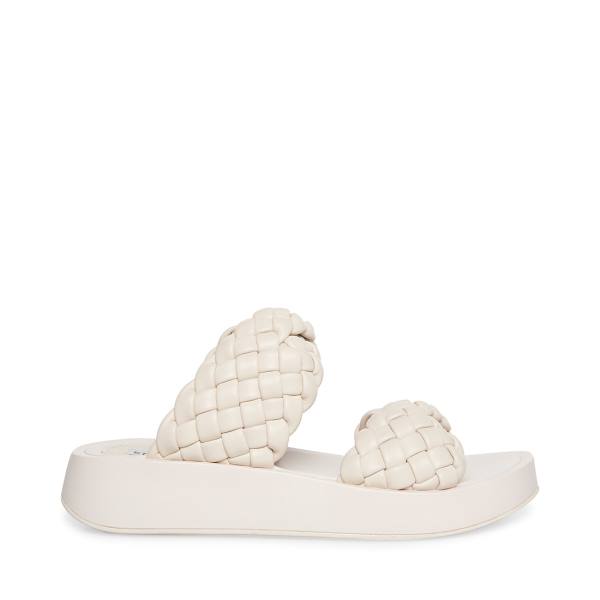 Steve Madden Helsa Bone Sandaler Dame Beige | SM-827KG