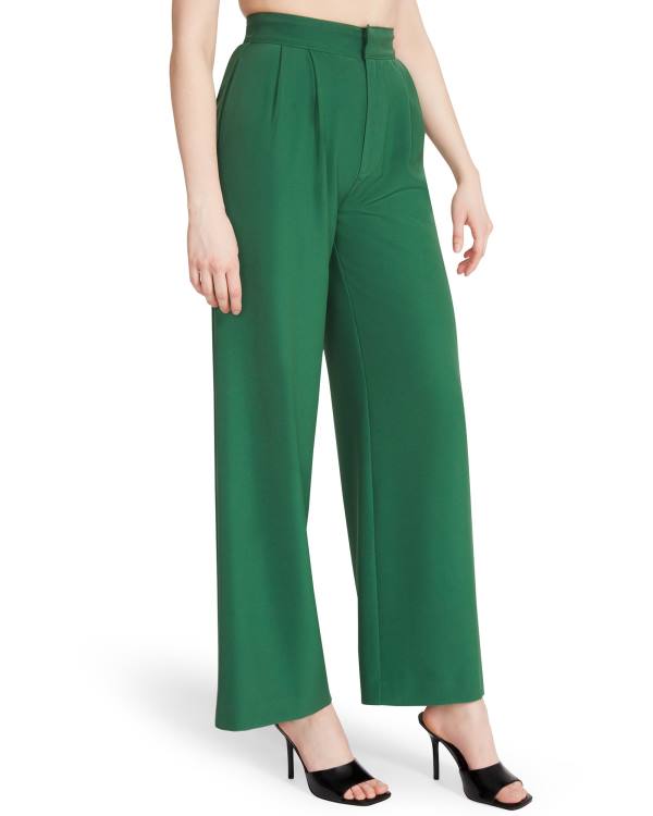 Steve Madden High Waisted Trouser Bukser Dame Grønn | SM-824VA