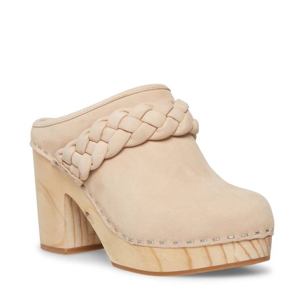 Steve Madden Highland Tan Nubuck Heel Høye Hæler Dame Brune | SM-450TQ