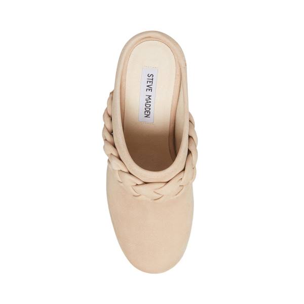 Steve Madden Highland Tan Nubuck Heel Høye Hæler Dame Brune | SM-450TQ