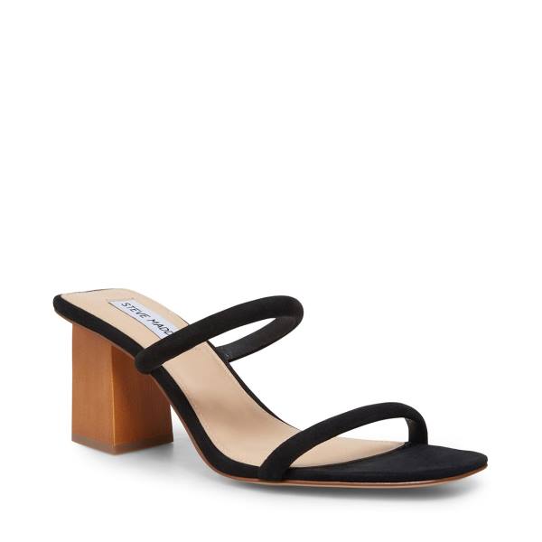 Steve Madden Honey Heel Høye Hæler Dame Svarte | SM-123HJ