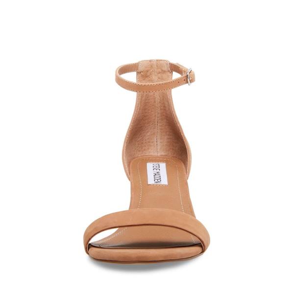 Steve Madden Irenee Tan Nubuck Heel Høye Hæler Dame Brune | SM-160IY