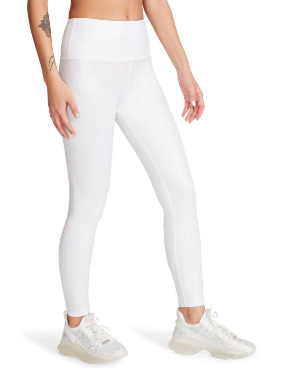 Steve Madden Iridescent Leggings Dame Hvite | SM-975PR