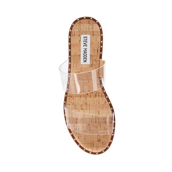 Steve Madden Ivara Sandaler Dame Clear | SM-410MN