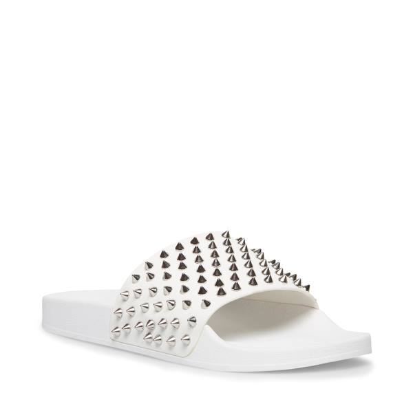 Steve Madden Jaded Sandaler Herre Hvite | SM-105BN