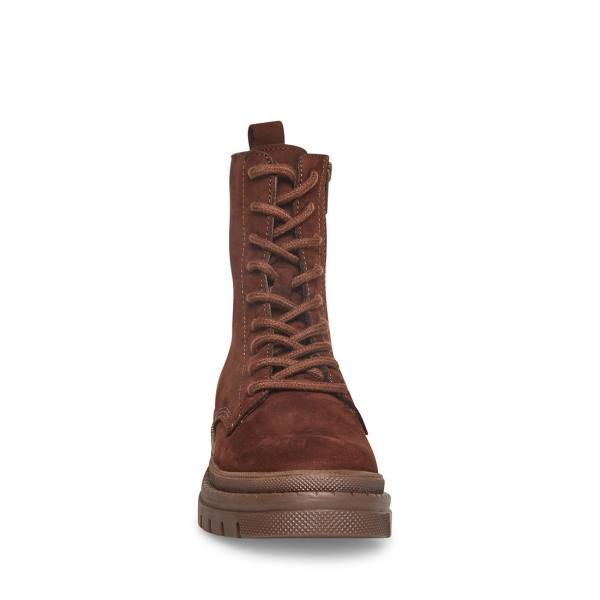 Steve Madden Jamisyn Nubuck Ankelstøvletter Dame Brune | SM-981WJ