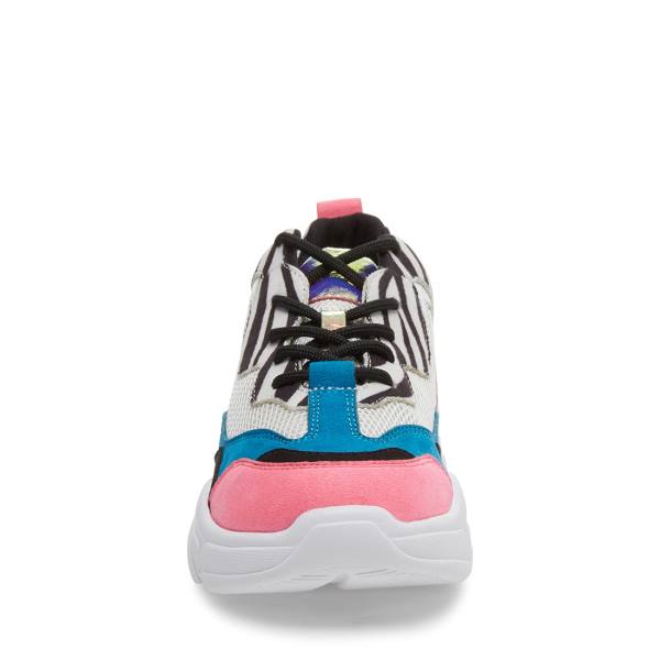 Steve Madden Jantonia Zebra Joggesko Barn Multicolor | SM-471OY