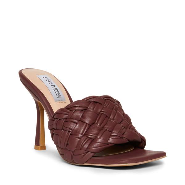 Steve Madden Jarina Burgundy Heel Høye Hæler Dame Burgunder | SM-716RO