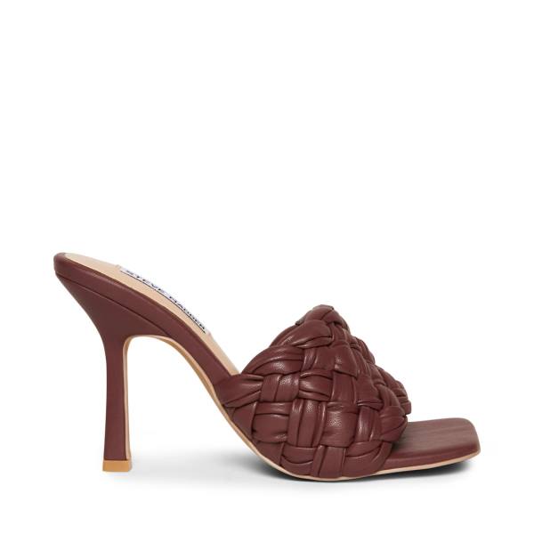 Steve Madden Jarina Burgundy Heel Høye Hæler Dame Burgunder | SM-716RO