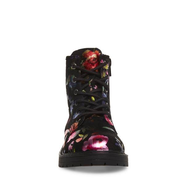 Steve Madden Jbettyy Ankelstøvletter Barn Svarte Multicolor | SM-159KD