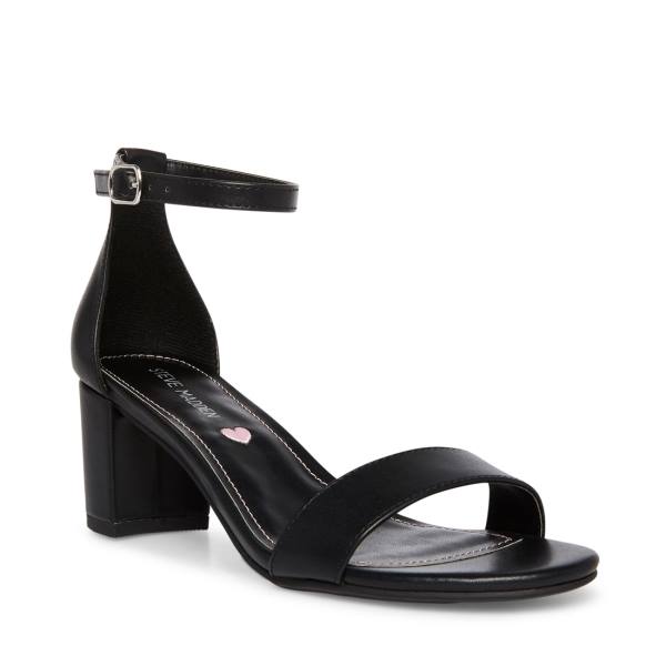 Steve Madden Jcarrson Smooth Høye Hæler Barn Svarte | SM-543KR